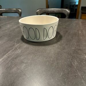 Rae Dunn “Good Doggy” Food or Water Bowl - Black & White